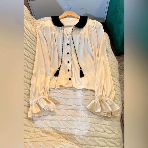 DOEN SIMONE TOP IN MOTHER OF PEARL, brand new without tags, never worn, No flaws - Picture 6 of 16